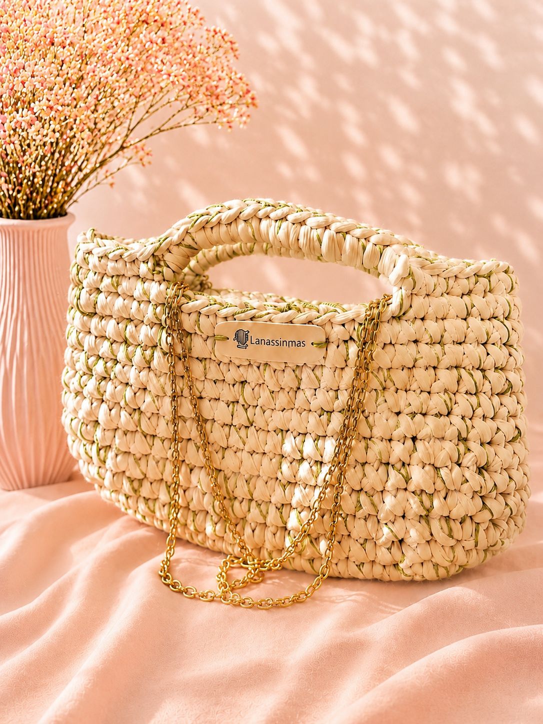 Bolso artesanal modelo Sol