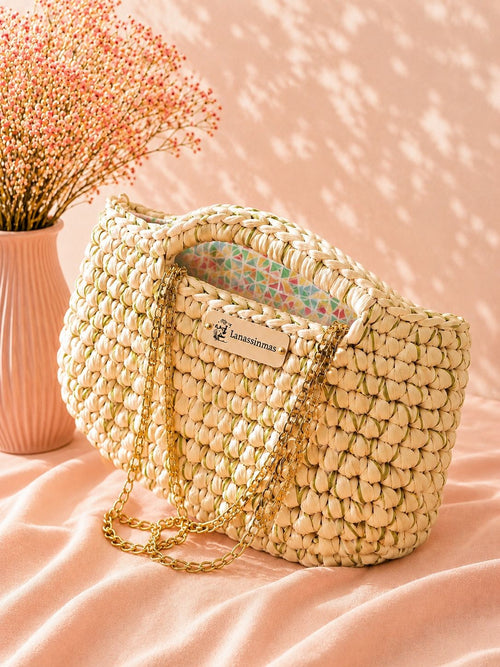 Bolso artesanal modelo Sol