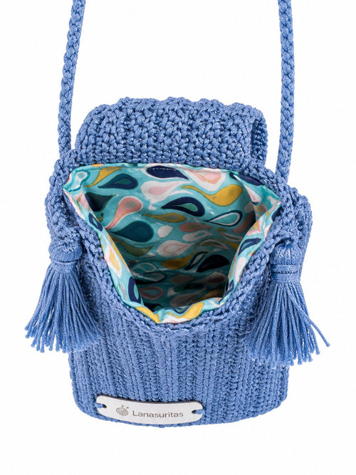 Bolso artesanal “Brisa Azul” – edición única