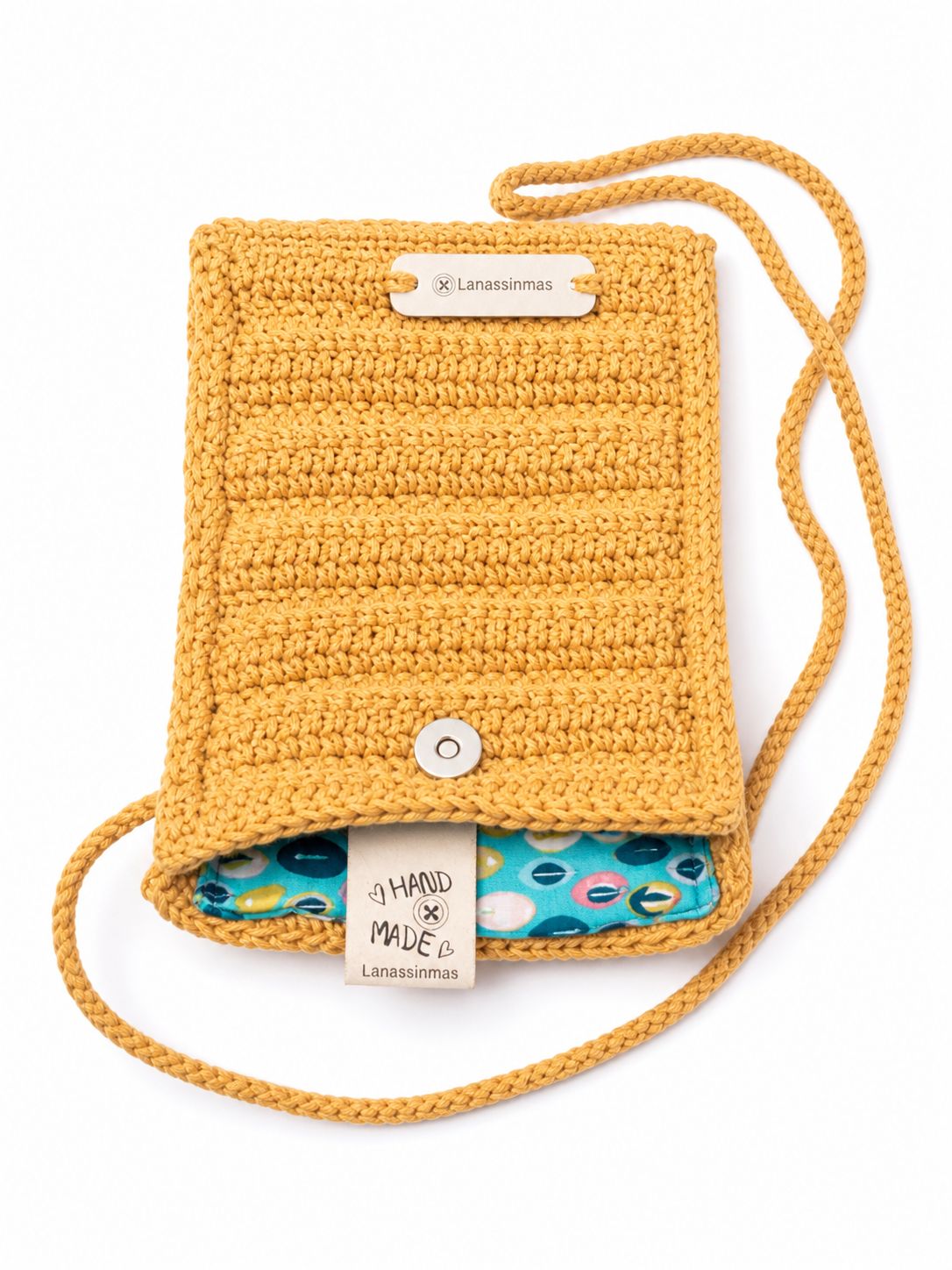 Bolso artesanal "Esencia Mostaza"