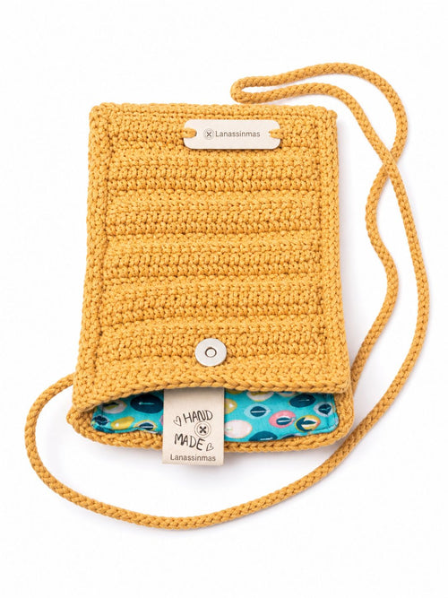 Bolso artesanal "Esencia Mostaza"