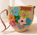 Bolso bandolera flores